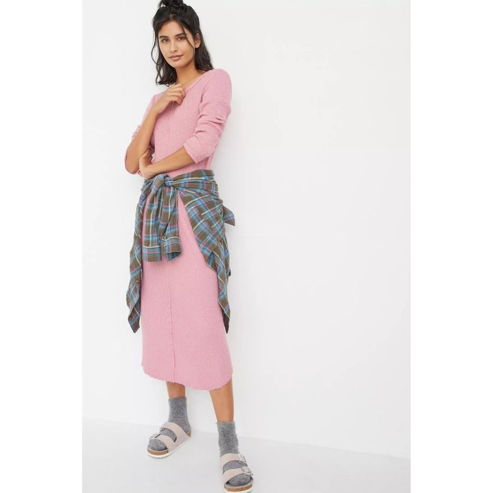 Anthropologie t.La Sasha Ribbed Midi Dress